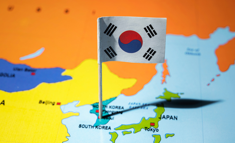 韓国マーケティングの株式会社ジャリアの韓国の国旗イメージ